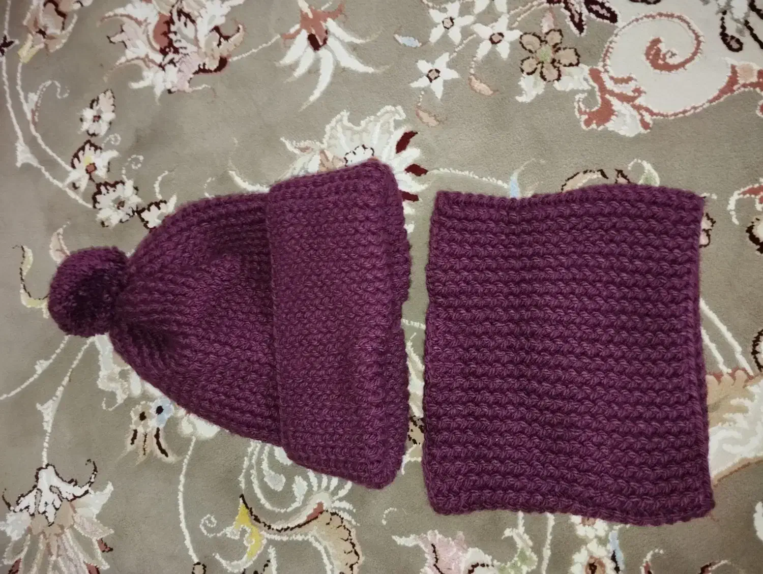 کلاه و شال دستبافت|لباس|قوچان, |دیوار