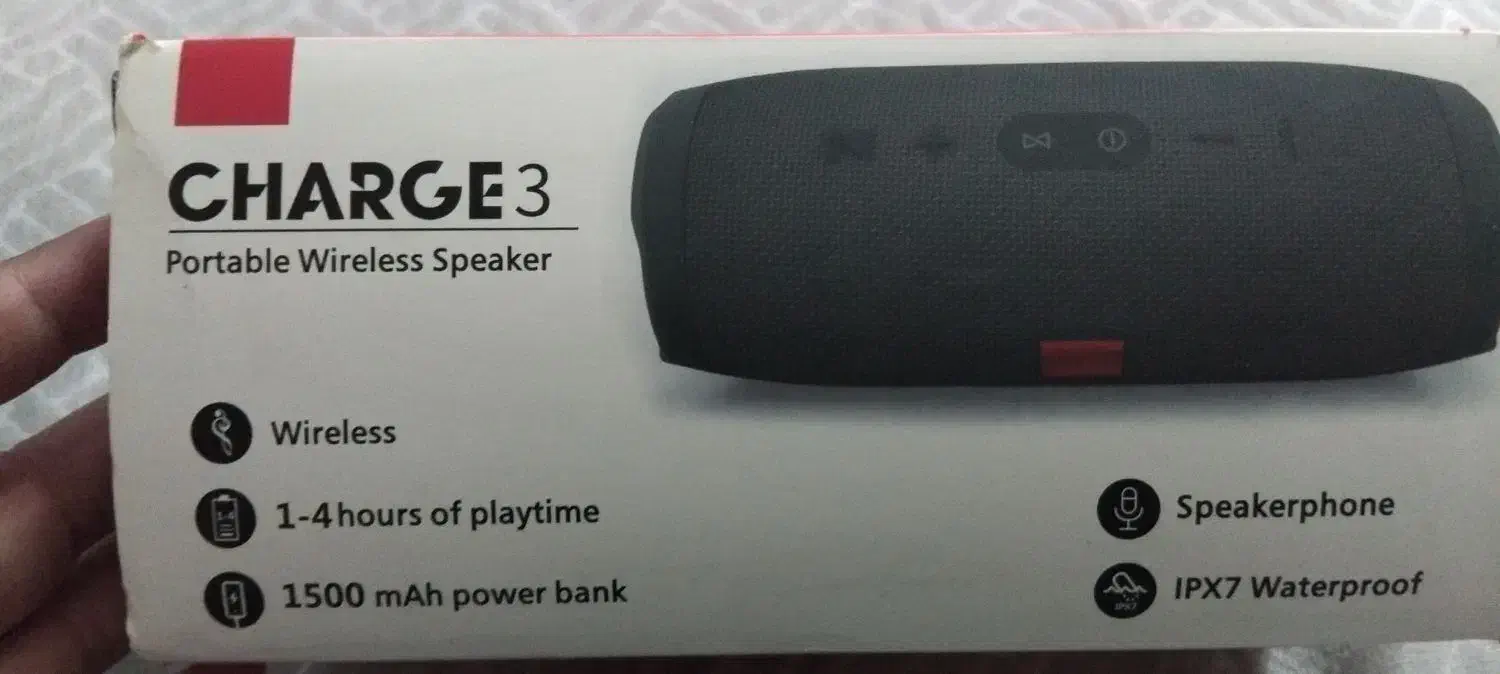 اسپیکر بلوتوثی charge 3 طرح چریکی آک آک آک|پخشکننده همراه|اهواز, ۳۰ متری|دیوار