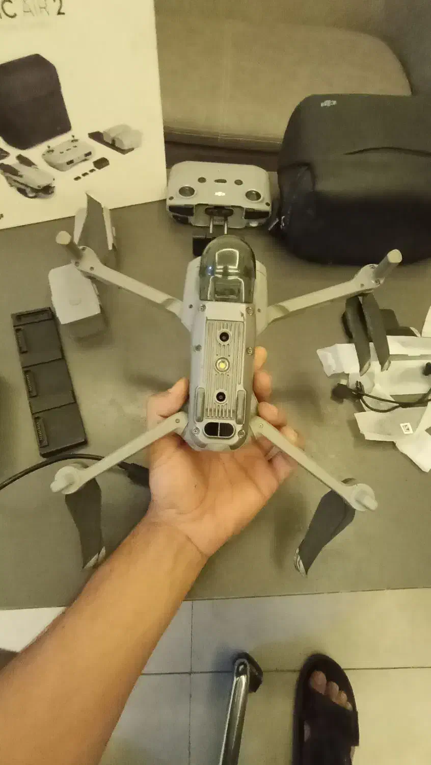 هلی شات مویک ایر ۲ کمبو پلاک دار MAVIC AIR 2|دوربین عکاسی و فیلمبرداری|قزوین, |دیوار