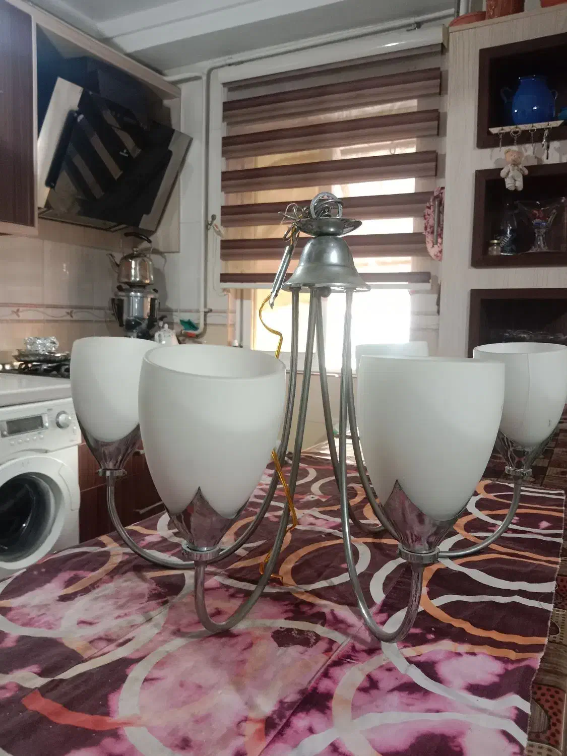 ۲ عدد لوستر|لوستر و چراغ آویز|گرگان, |دیوار