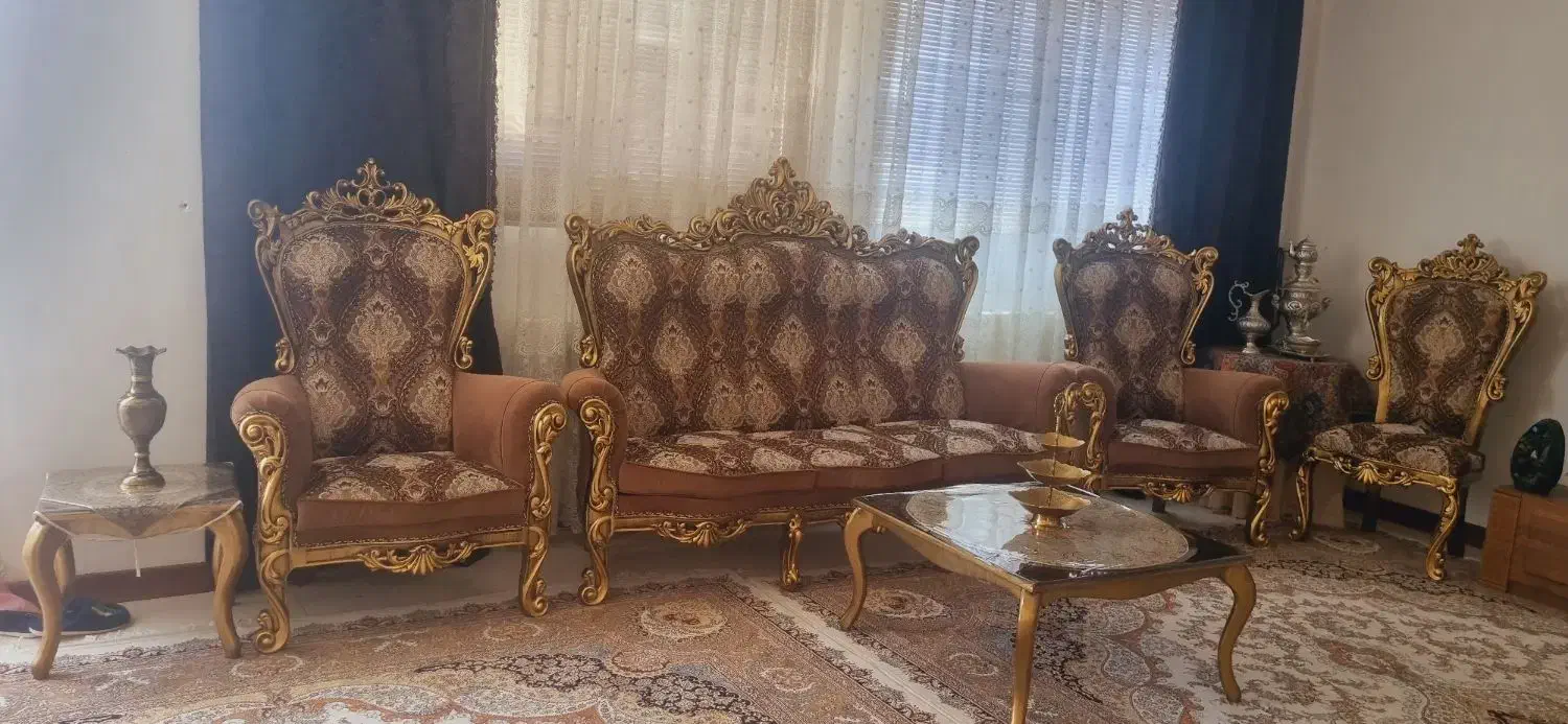 مبل ۹ نفره|مبلمان خانگی و میز عسلی|شهرکرد, |دیوار