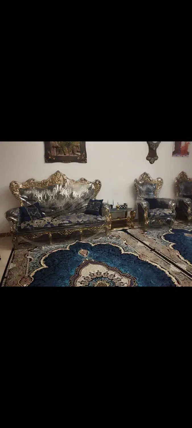 مبل سلطنتی|مبلمان خانگی و میز عسلی|ماهدشت, |دیوار