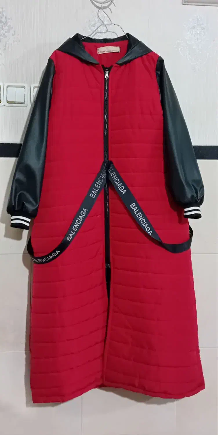 کاپشن آستین چرم.کلاه چرم.داخل کار پشم شیشه بوده|لباس|الوند, |دیوار