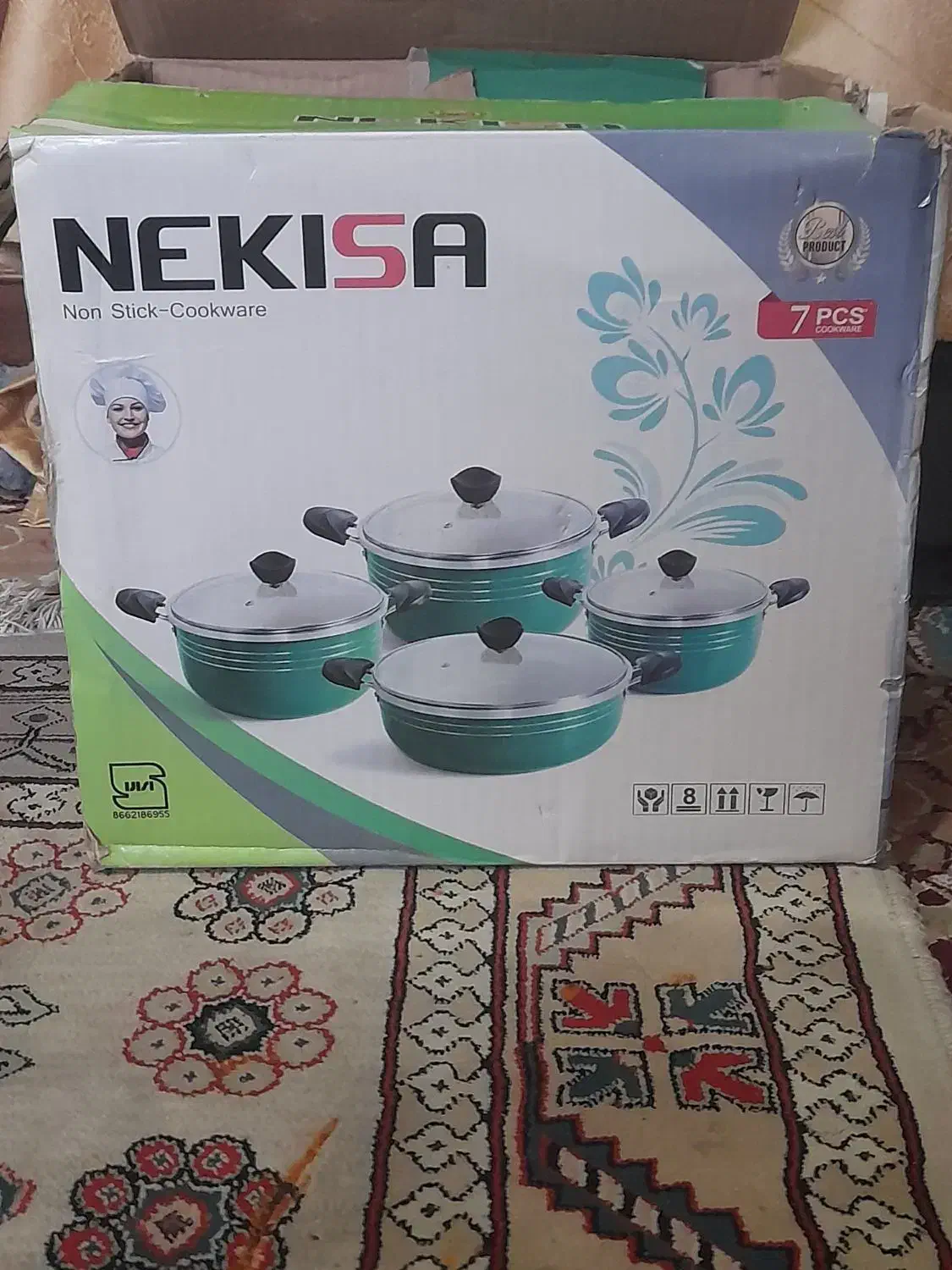 سرویس ۸تکه قابلمه|ظروف پخت‌وپز|فولادشهر, B5|دیوار