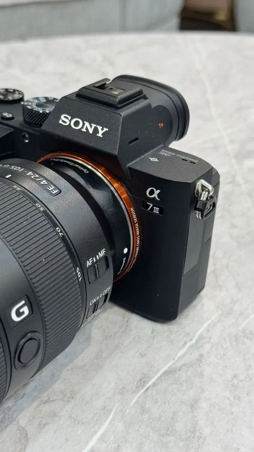 دوربین سونی a7 III + لنز سونی 105-24|دوربین عکاسی و فیلم‌برداری|نجف‌آباد, شریعتی غربی|دیوار