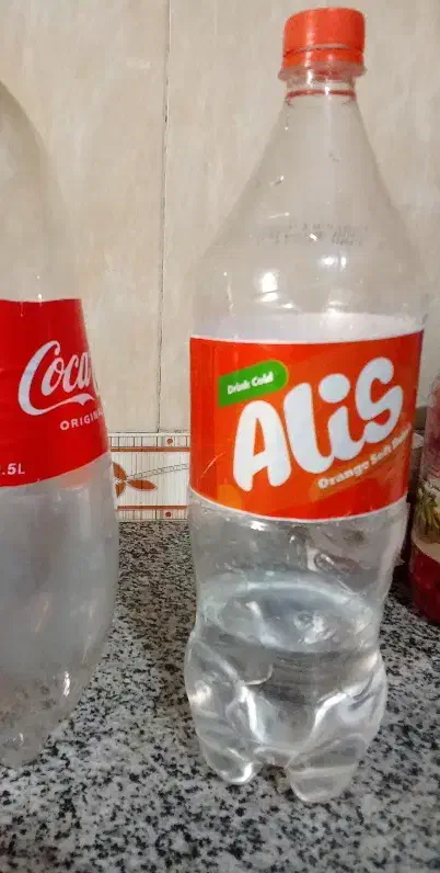 بطری نوشابه|ظروف نگهدارنده، پلاستیکی، یک‌بارمصرف|زابل, |دیوار