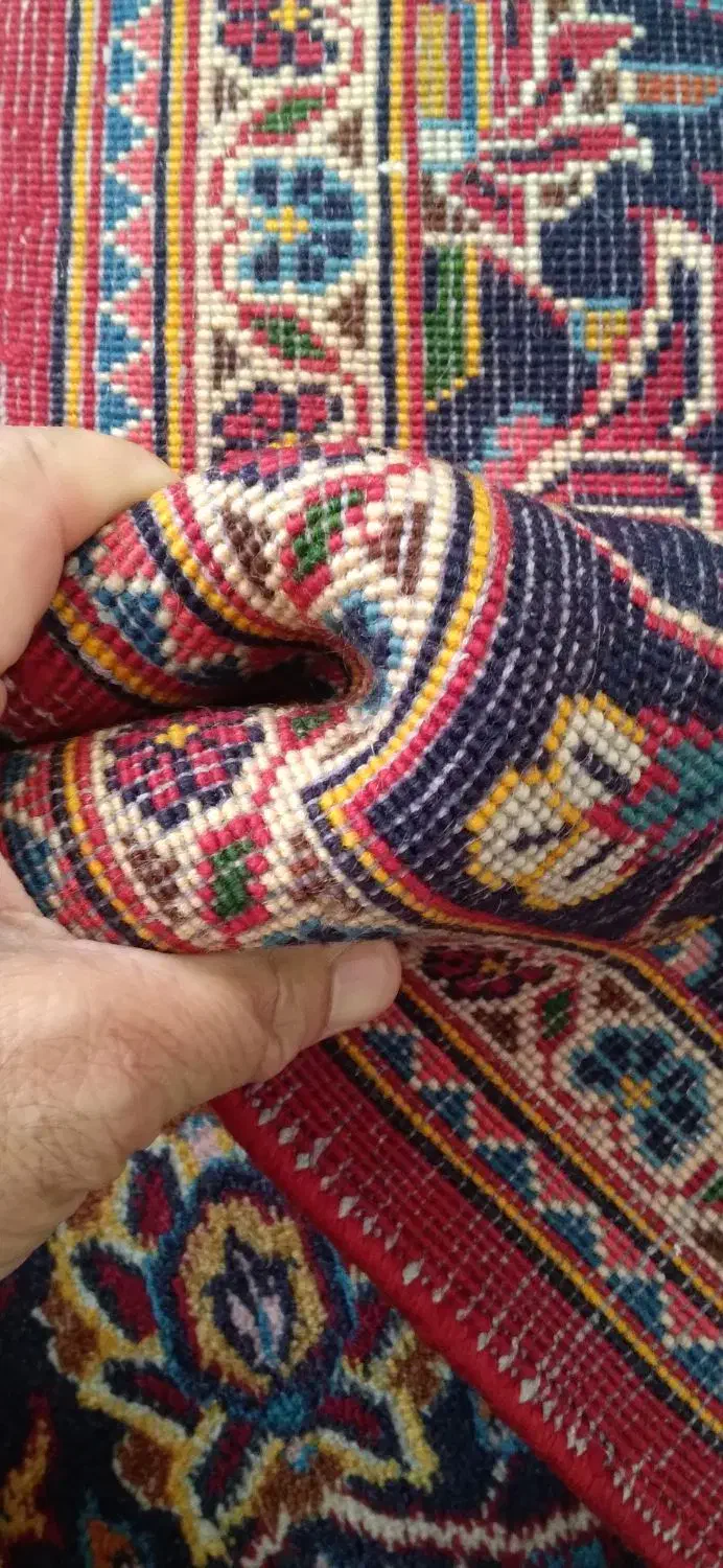 فرش ۳متری کاشان دستی بافت ۵۰۰ تضمینی|فرش|لاهیجان, مهرگان|دیوار