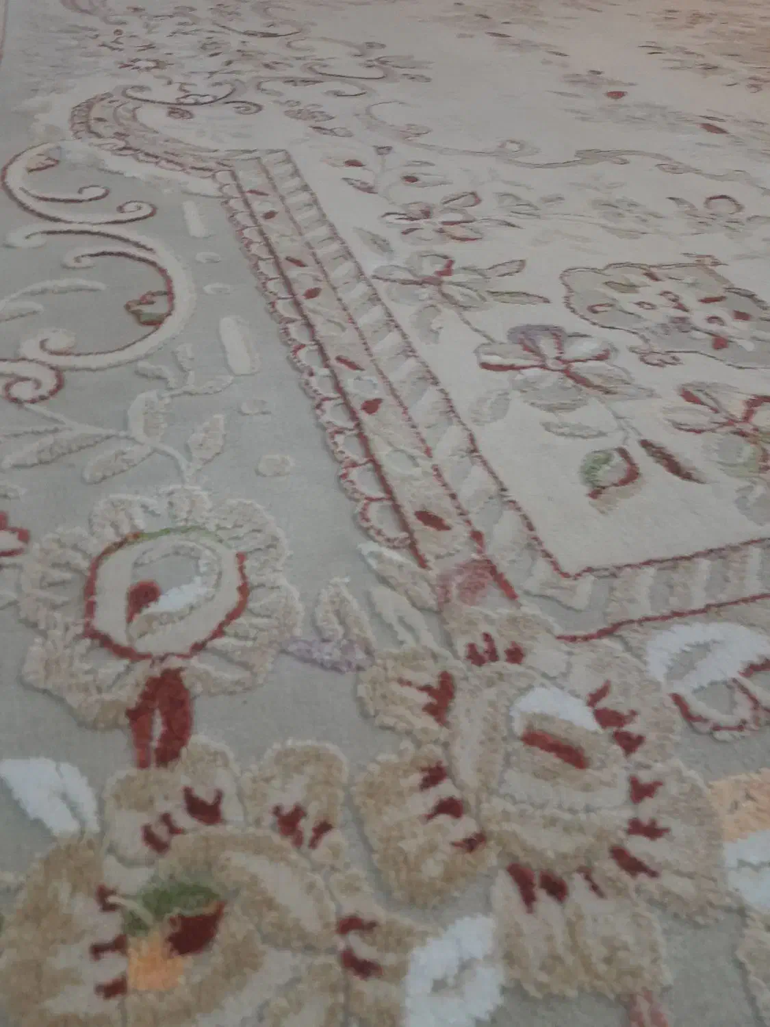 فرش گل برجسته. ۲عدد.|فرش|کرمانشاه, |دیوار