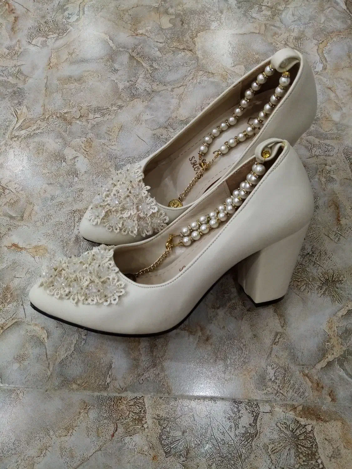 کفش مجلسی نونو سایز 37 پاموره دار|کیف، کفش، کمربند|سنندج, |دیوار