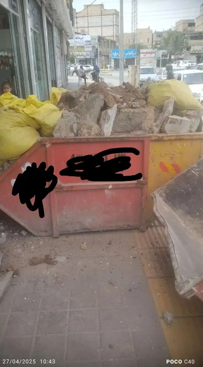 حمل باکس نخاله منطقه دو|خدمات حمل و نقل|مشهد, ایثارگران|دیوار