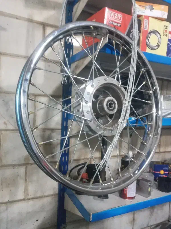 چرخ عقب هندا موتورساز سیار|قطعات یدکی و لوازم جانبی|تهران, شادآباد|دیوار