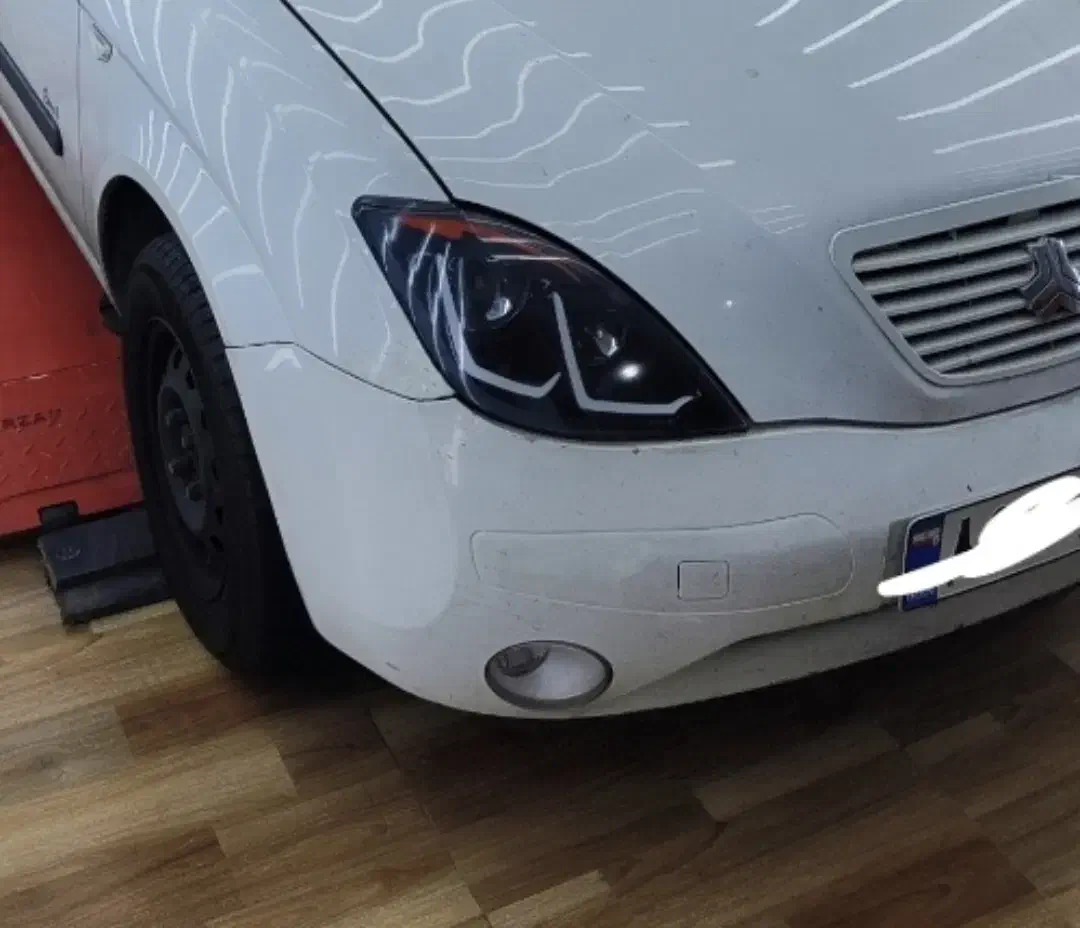 چراغ جلو اسپرت تیبا جمع ساز مدل BMW سفید بدون موتو|قطعات یدکی و لوازم جانبی|کرج, شهرک نهال و بذر|دیوار