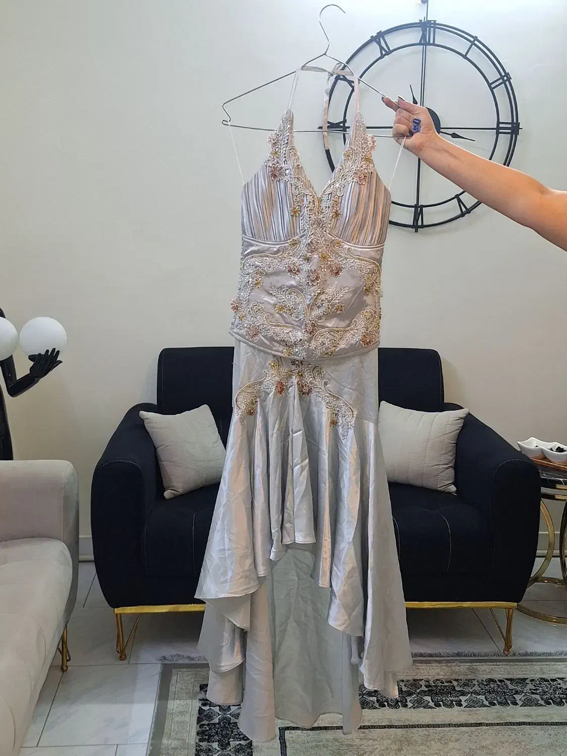 لباس مجلسی(تاپ+دامن) ۹۵۰ تومن|لباس|ری, حمزه‌آباد|دیوار