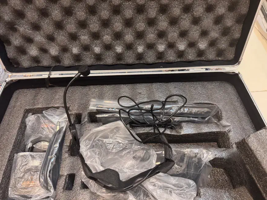 میکروفن بیسیم JTR اصل ۲ کانال - هدمیک و یقه ای UHF|سیستم صوتی خانگی|تهران, شهرک آزادی|دیوار