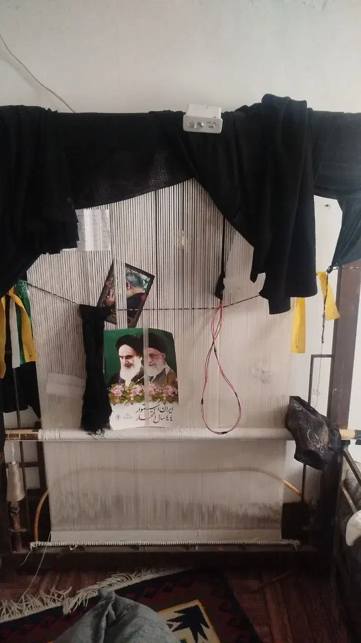 ابریشم فرش|فرش|قم, علی آباد سعدگان|دیوار