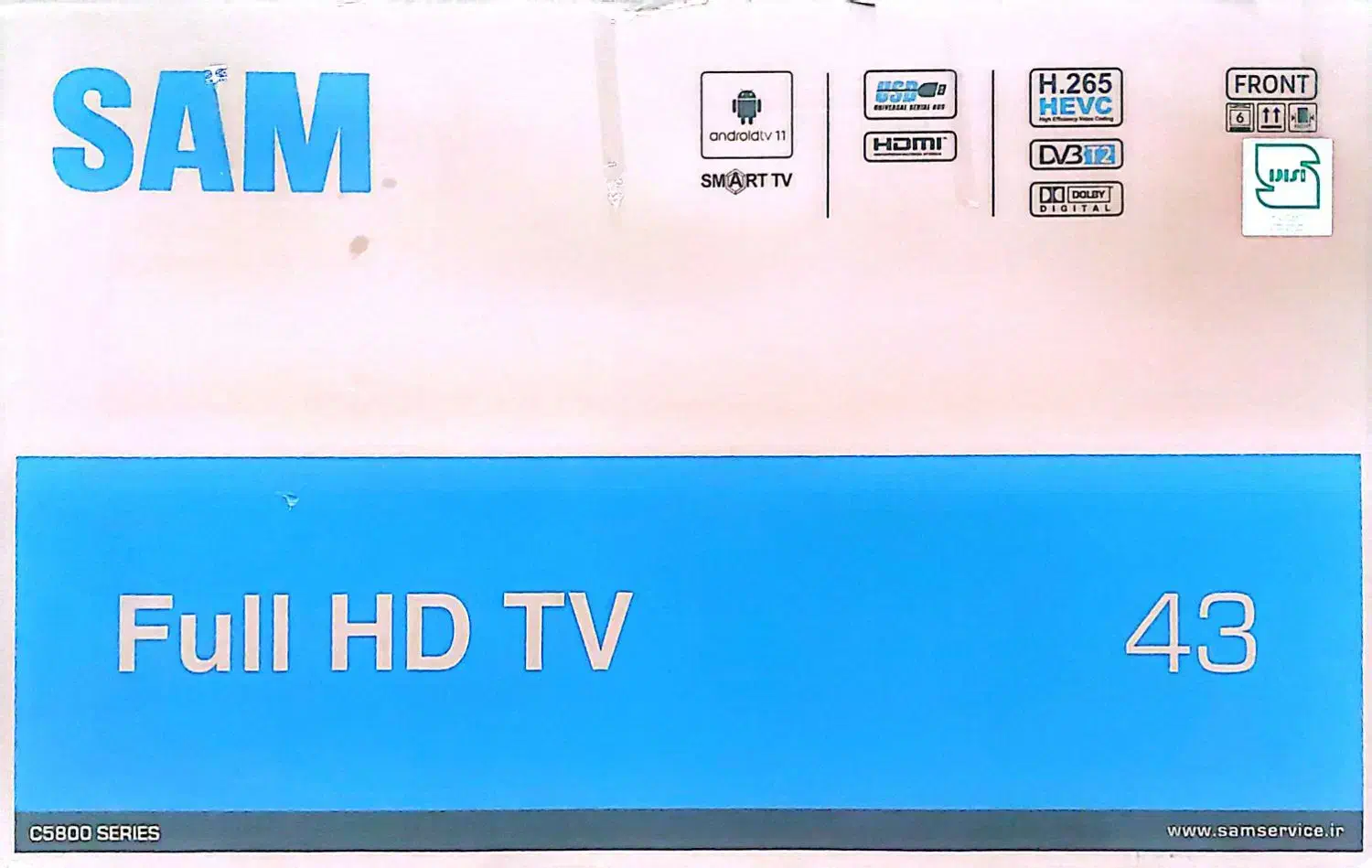 تلویزیون 43 اینچ ال ای دی|تلویزیون و پروژکتور|تهران, شهر زیبا|دیوار