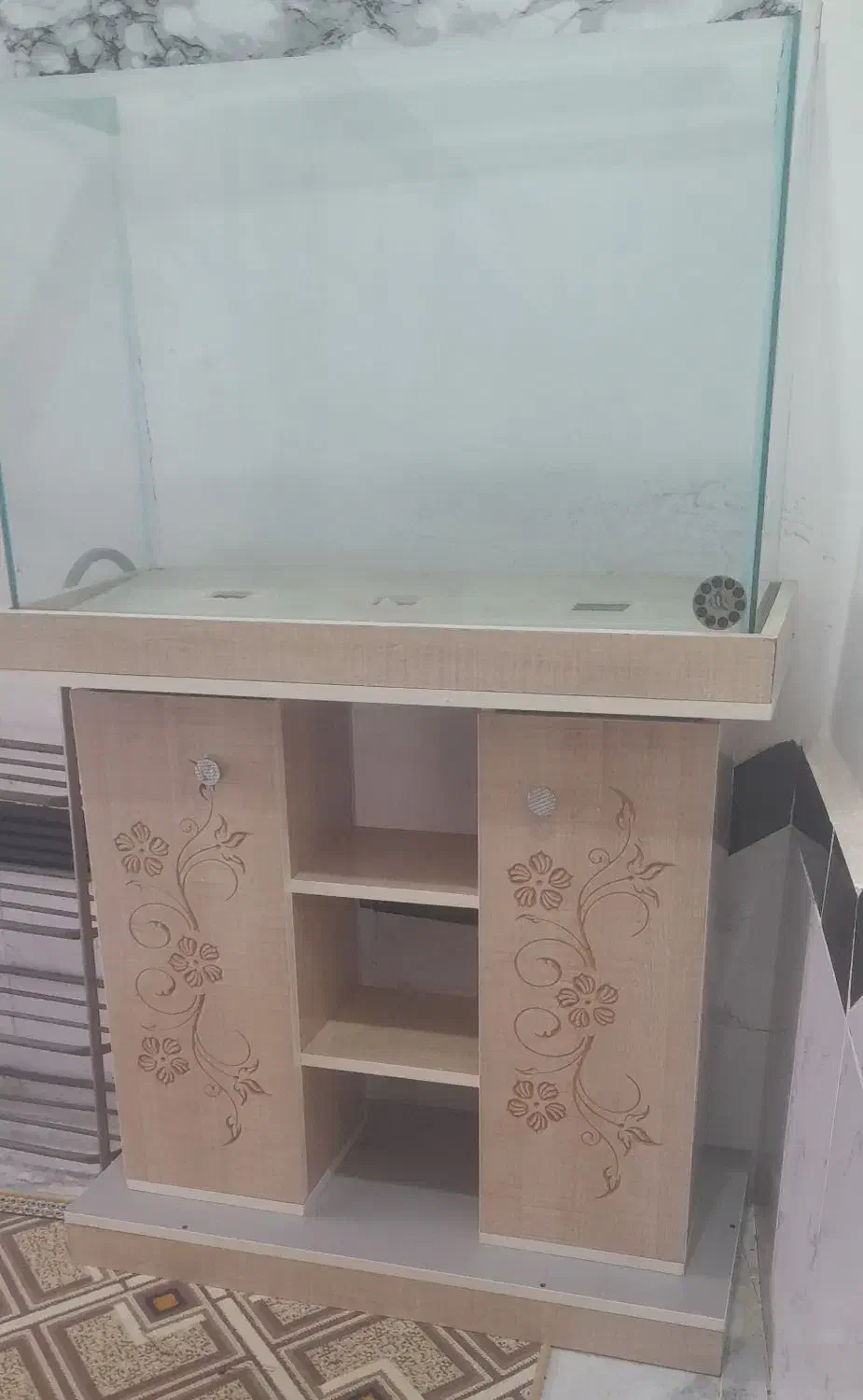 آکواریوم شیک و زیبا|ماهی|قروه, |دیوار