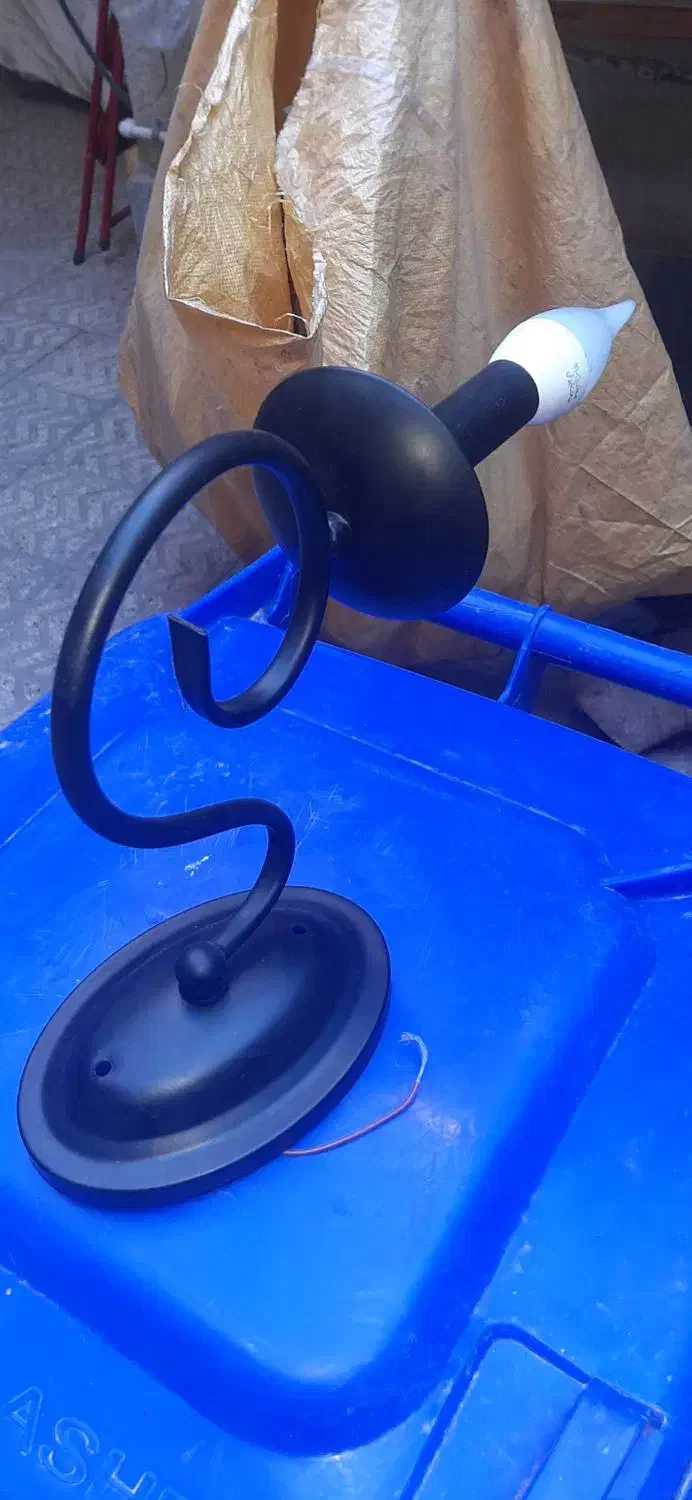 چراغ دیواری  سه عدد فلزی|لامپ و چراغ|خرم‌آباد, |دیوار