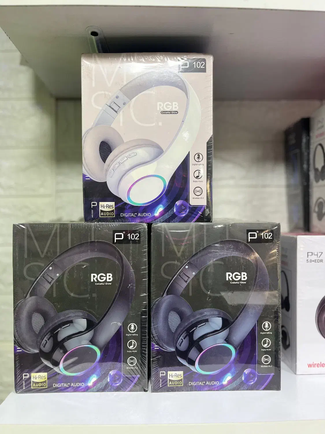 هدفون p102 rgb|لوازم جانبی موبایل و تبلت|قم, چهل درخت|دیوار