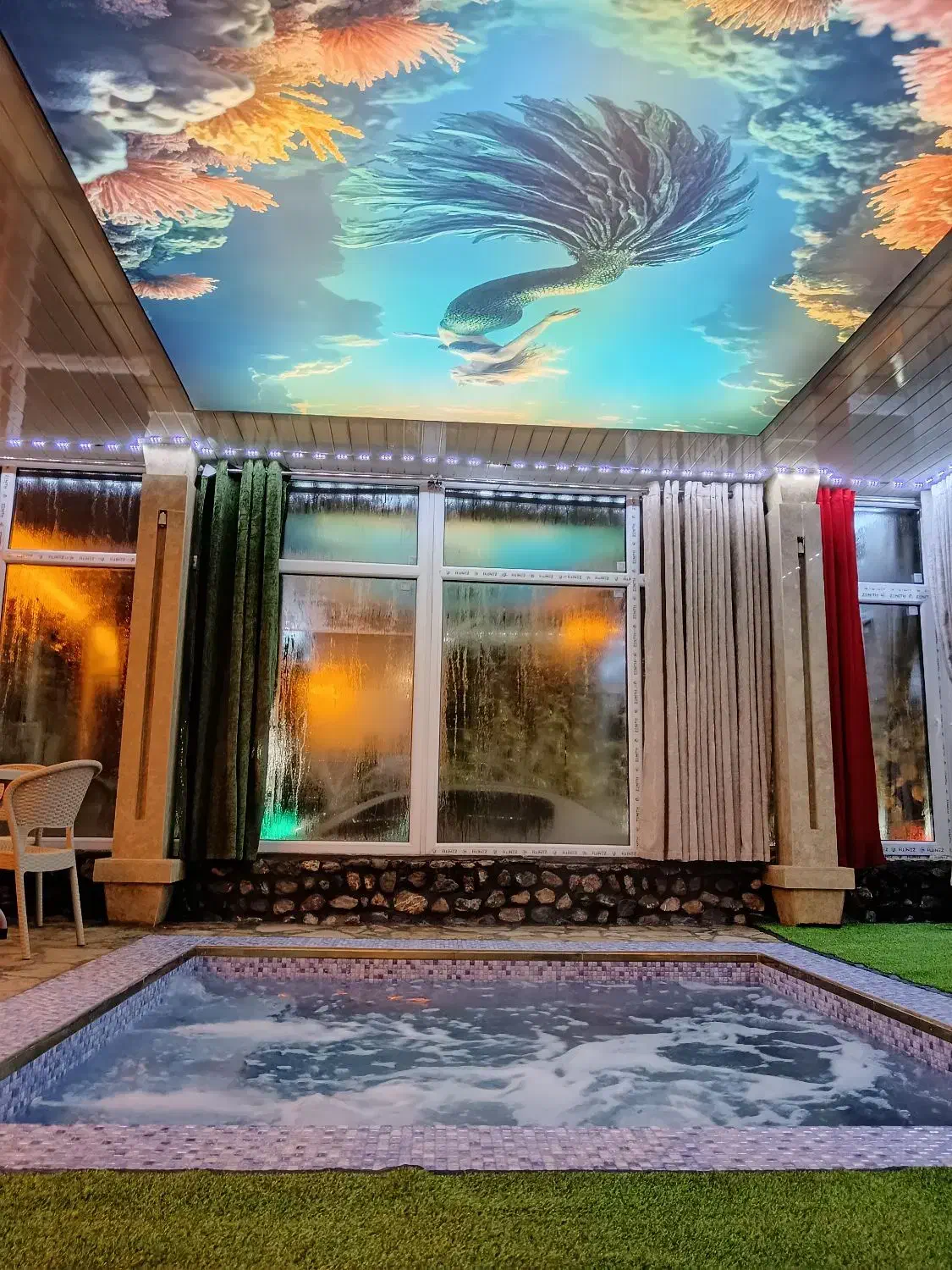 باغ ویلا استخردار سونا جکوزی اجاره ای جاده بوژان|اجارهٔ کوتاه‌مدت ویلا و باغ|نیشابور, فضل|دیوار