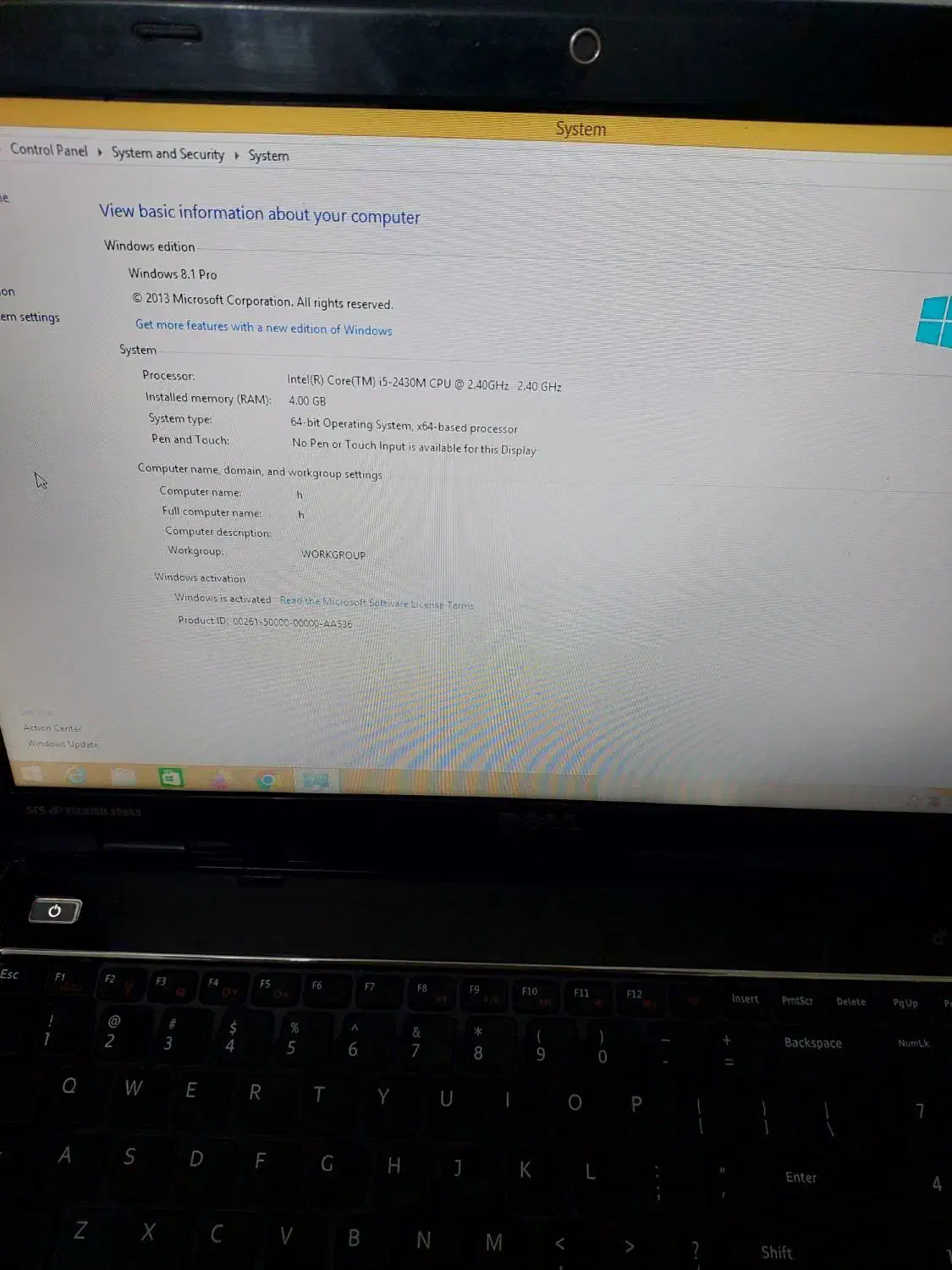 لپ تاپ دل ۵۱۱۰ کورای ۵ نسل۲|رایانه همراه|تهران, سازمان برنامه شمالی|دیوار