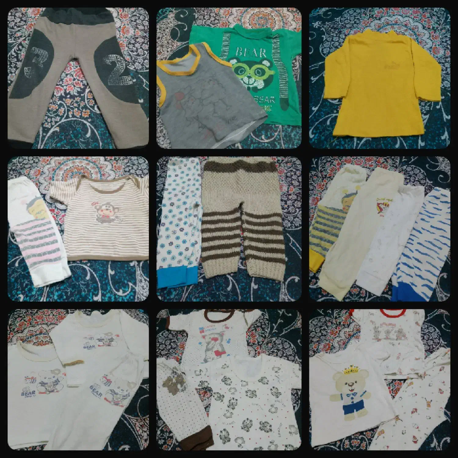 لباس پسرانه نوزادی تا ۲سال|لباس|مشهد, زیرکن|دیوار