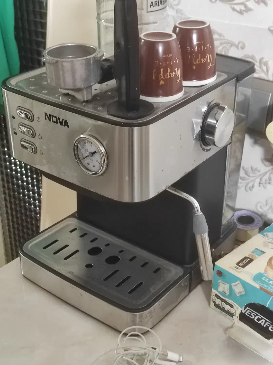 قهوه ساز NDVA|سماور، چای‌ساز، قهوه‌ساز|بابل, |دیوار