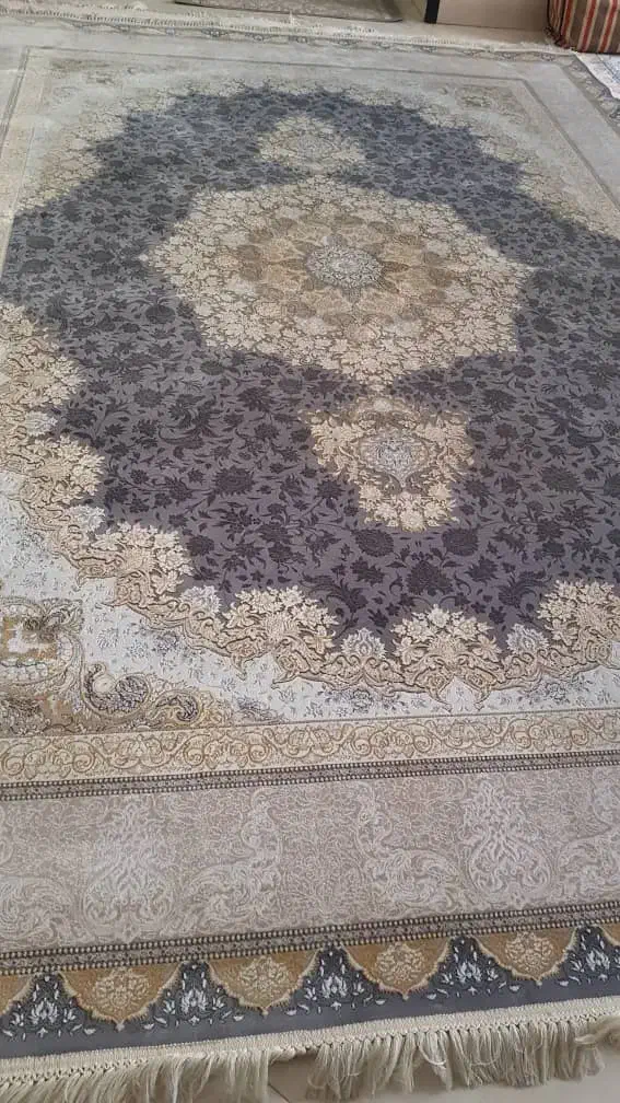 دوعدد فرش ۹متری ۱۲۰۰شانه دودی طلاکوب|فرش|تهران, آرژانتین|دیوار