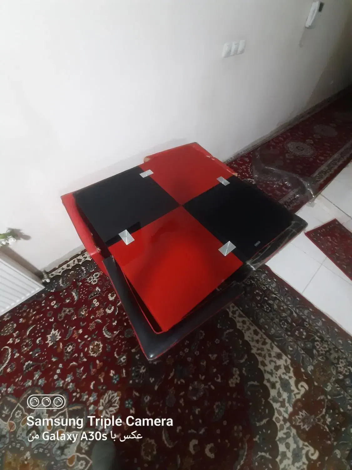 میز شیشه ای ۴نفره نهارخوری|میز و صندلی غذاخوری|شیراز, شهرک کوثر|دیوار