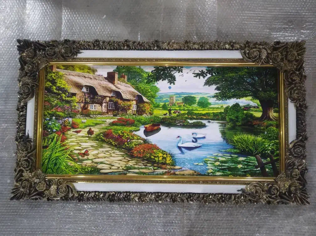 تابلوفرش منظره|تابلو فرش|اصفهان, نقش جهان|دیوار