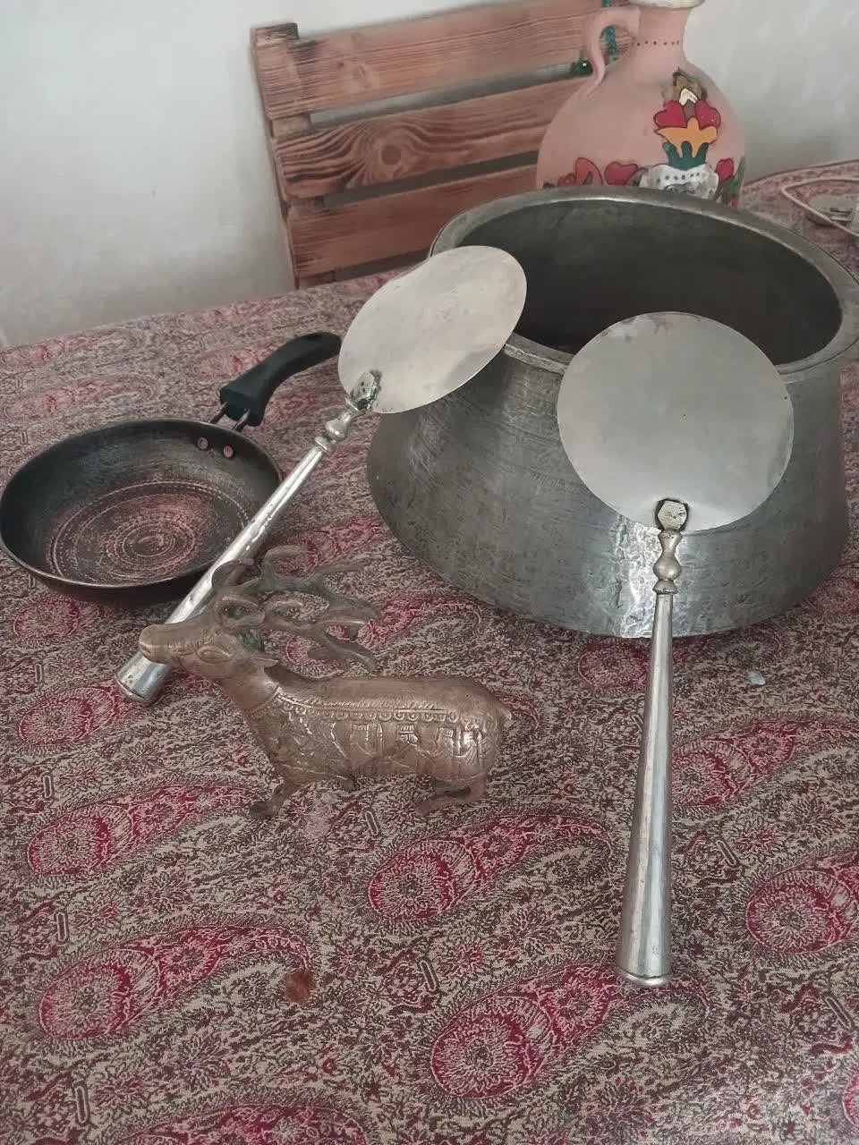 فروش وخرید لوستر برنجی (برنزی)واینه وشمعدانی|لوستر و چراغ آویز|تهران, پارک شهر|دیوار