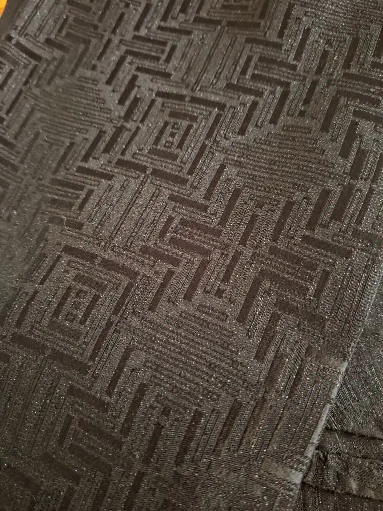 چادر مشکی لمه دار طرح دار دوخته شده|لباس|گنبد کاووس, |دیوار