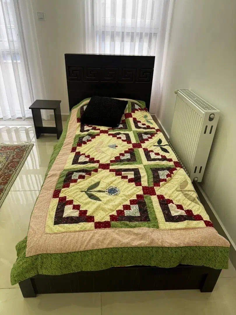 فروش تخت تکنفره|تخت و سرویس خواب|رشت, منظریه|دیوار