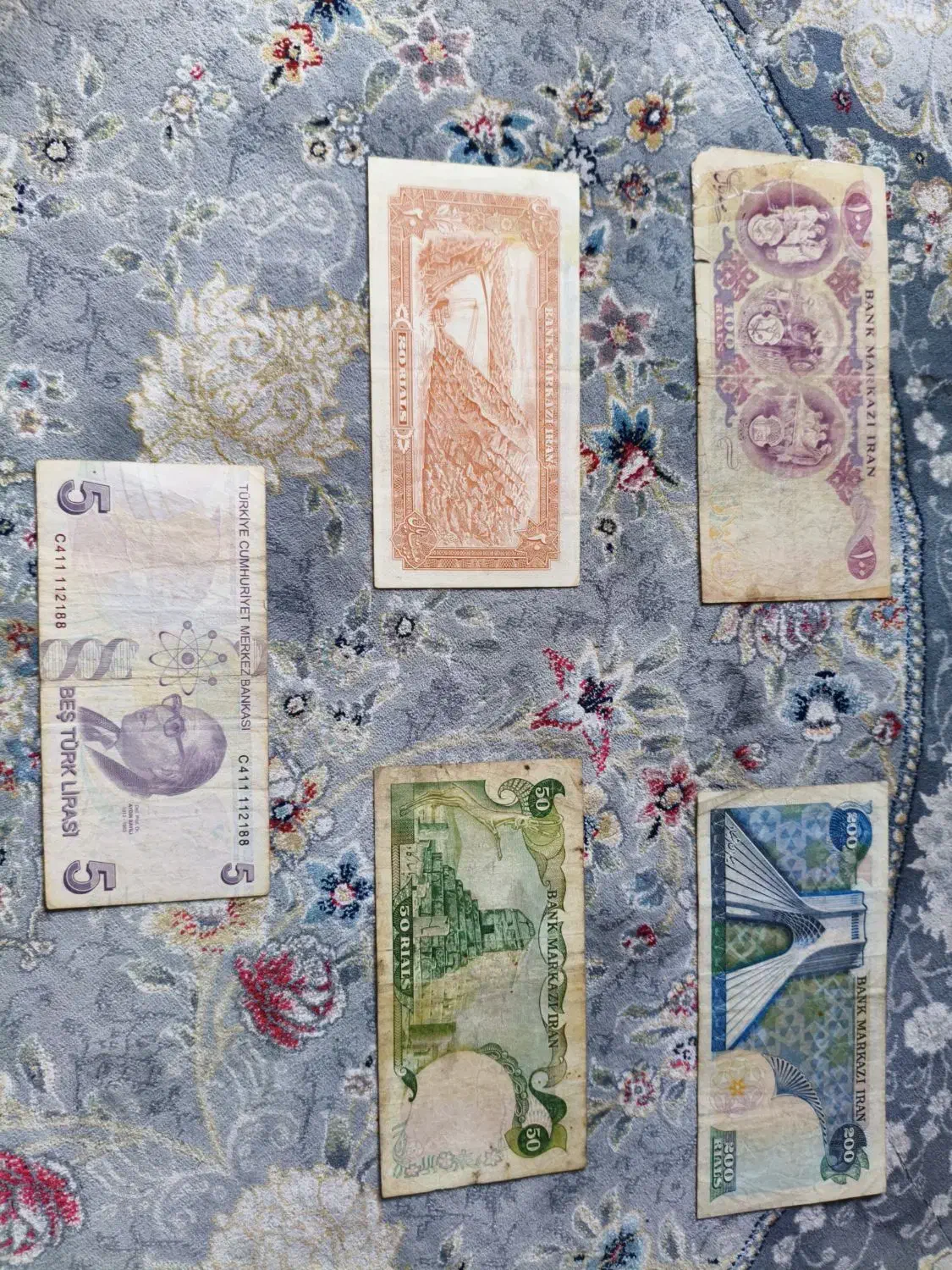 پول شاهنشاهی|کلکسیون سکه، تمبر، اسکناس|رشت, حومه رشت|دیوار