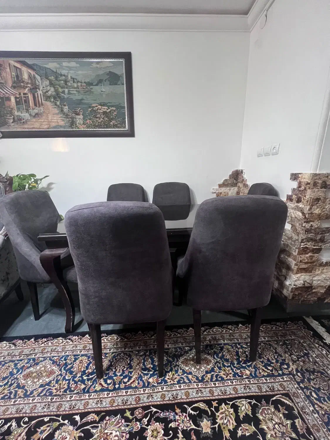 ناهارخوری شش نفره|میز و صندلی غذاخوری|شاهرود, |دیوار