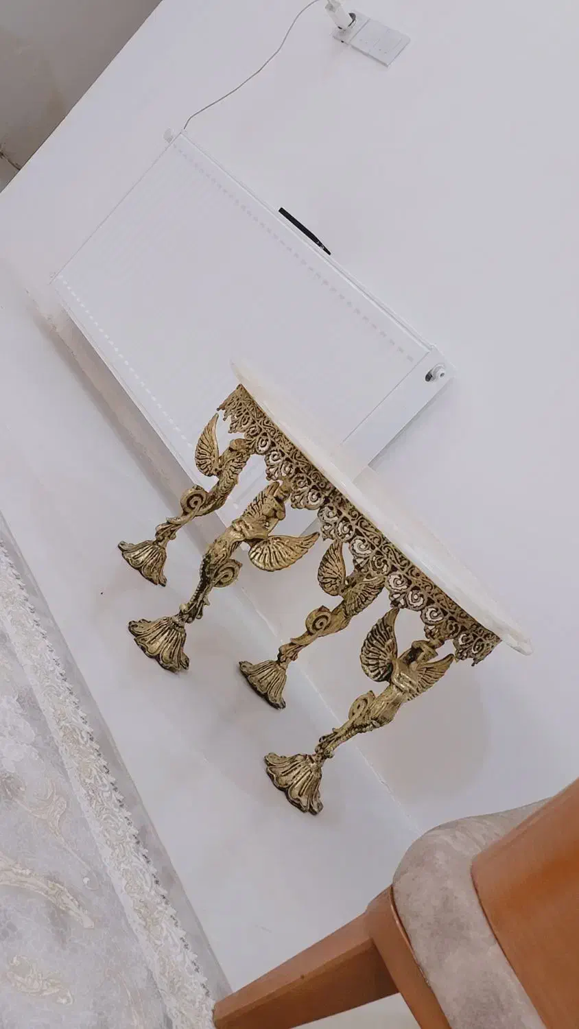 جلو مبلی برنجی|مبلمان خانگی و میز عسلی|بهارستان, |دیوار