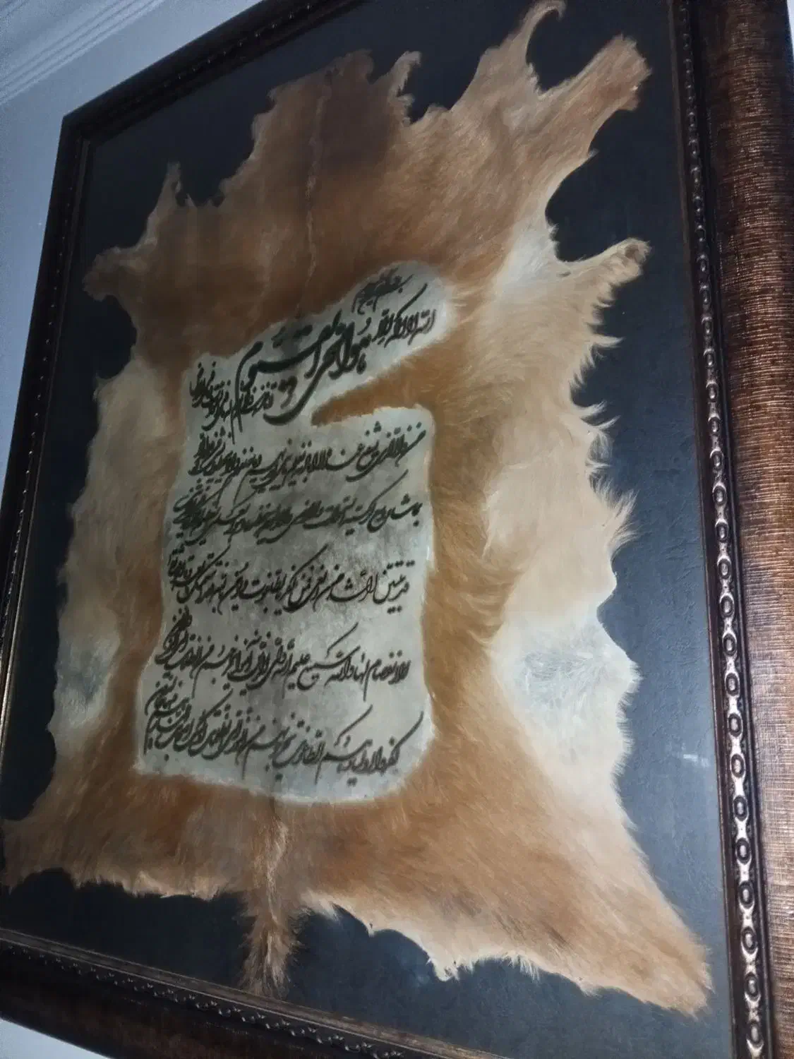 تابلو قرآنی (ان یکادالذین)کاملاپوست واقعی|تابلو، نقاشی، عکس|تهران, تهرانپارس غربی|دیوار