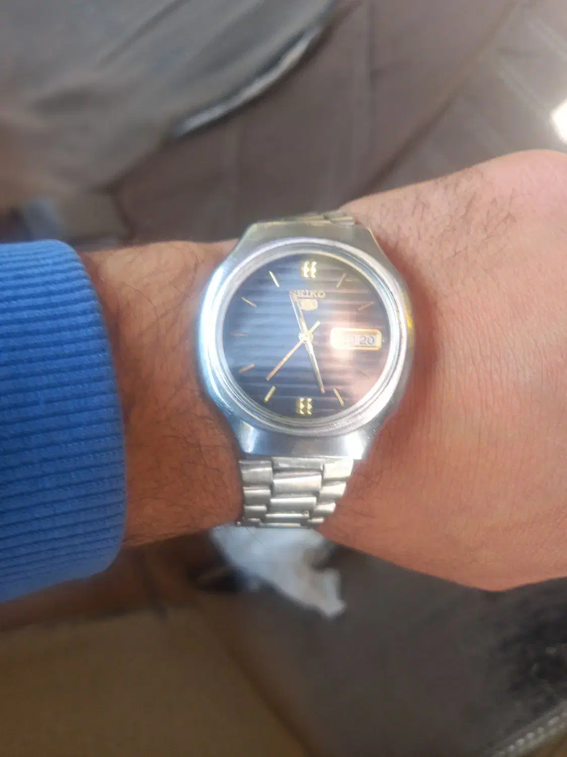 ساعت سکو پنج اصل سالم و دقیق ضد آب قدیمی|کلکسیون و سرگرمی|نهاوند, |دیوار