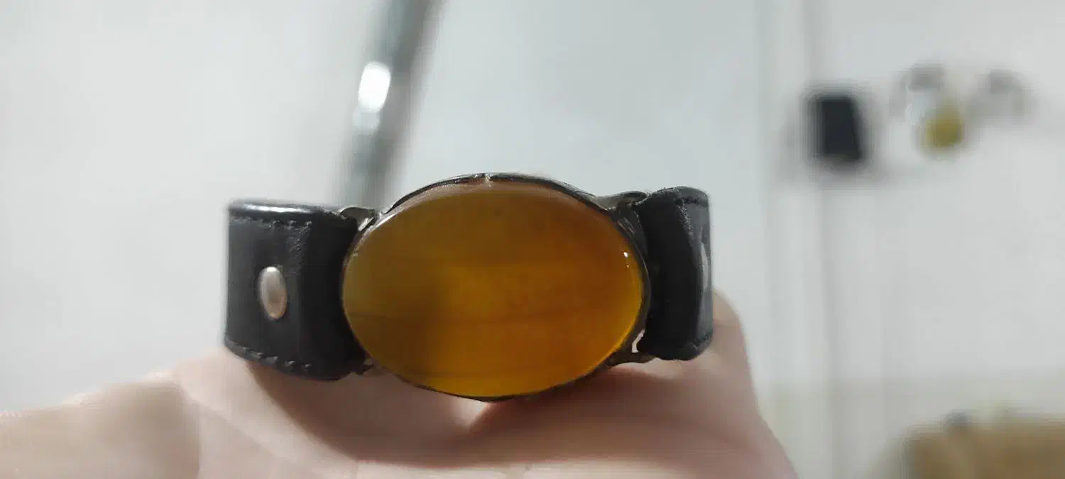 دستبند چرم شرف شمس دست نویس ناد علی|جواهرات|قم, دانش|دیوار