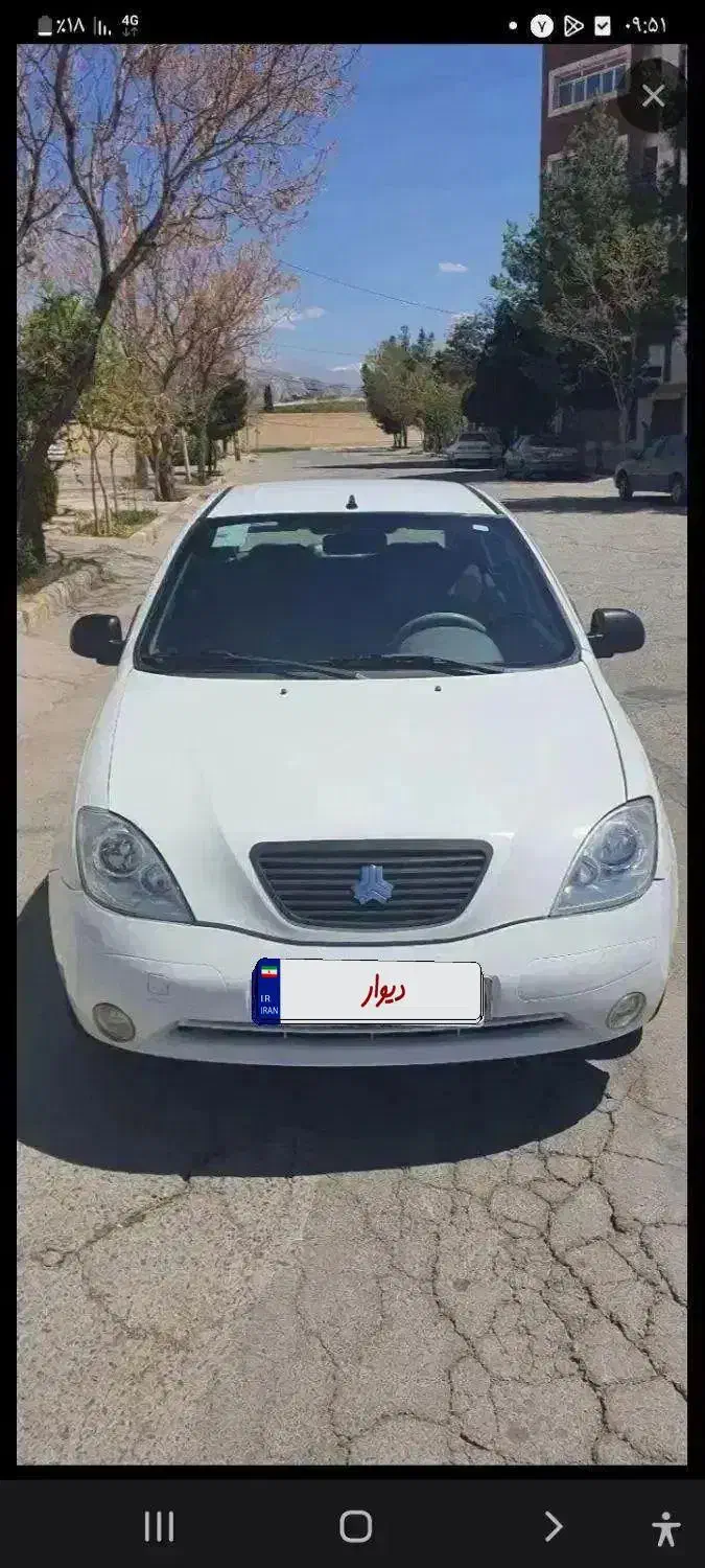 تیبا صندوق دار کم کار مدل98|خودرو سواری و وانت|کرمان, |دیوار