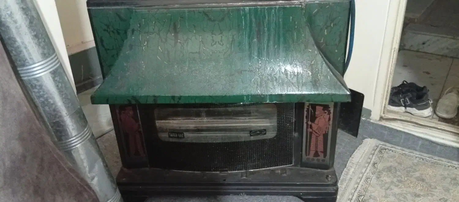 بخاری گازی مدل شومینه|بخاری، هیتر، شومینه|تهران, شهرک ولیعصر جنوبی|دیوار