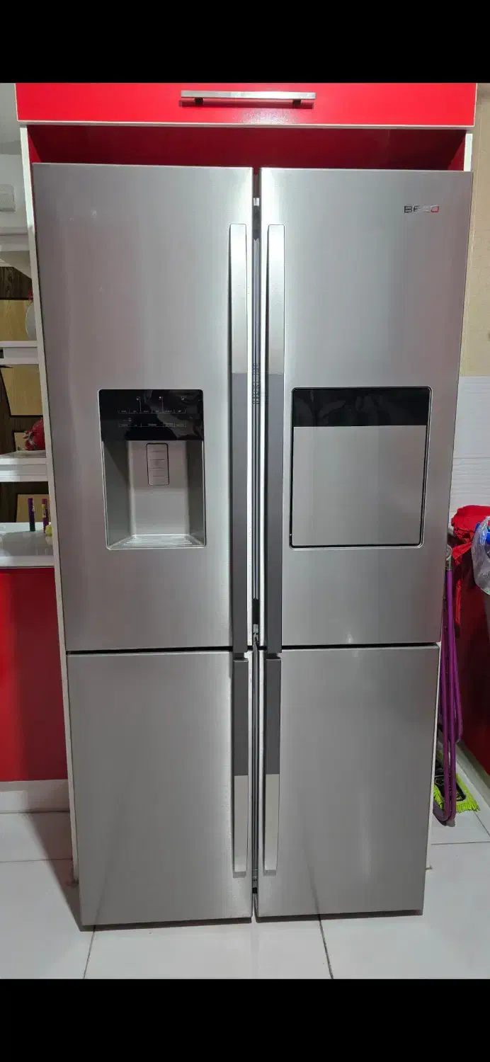 یخچال فریزر ساید چهار درب بکو|یخچال و فریزر|ابریشم, |دیوار