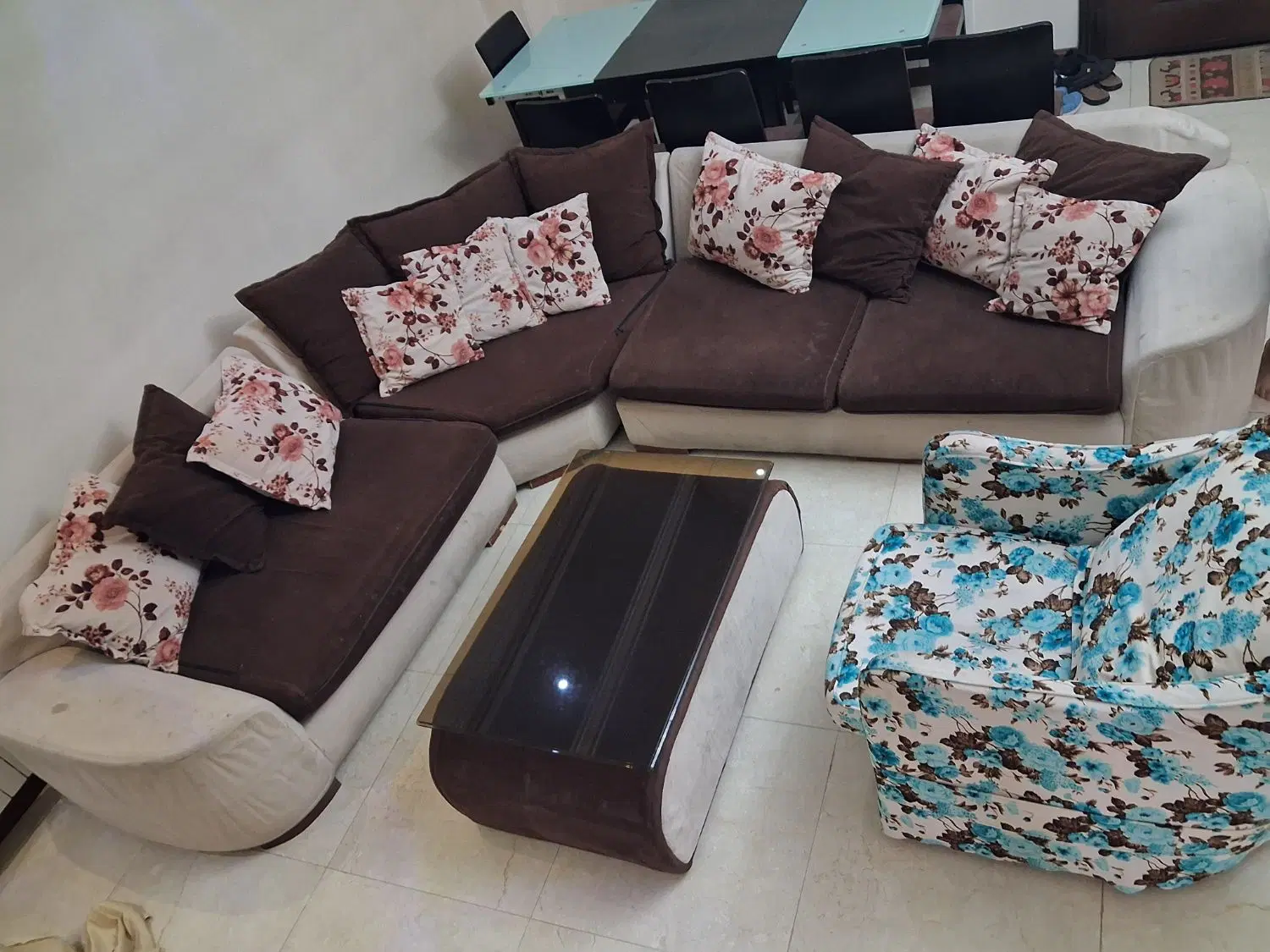 مبل راحتی L|مبلمان خانگی و میز عسلی|تهران, مهرآباد جنوبی|دیوار