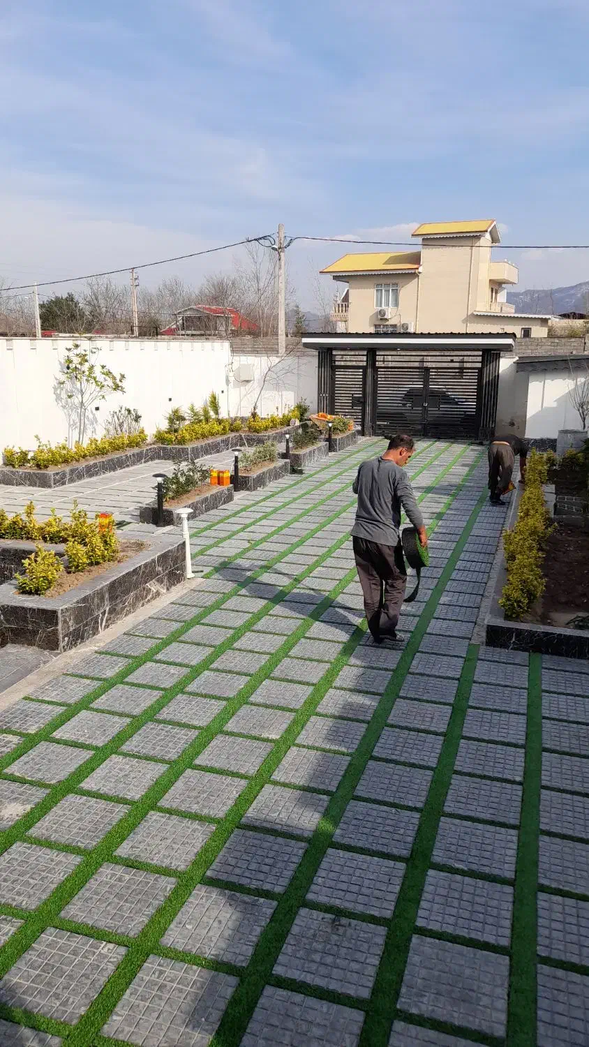 چمن مصنوعی|خدمات باغبانی و درختکاری|لاهیجان, آهندان|دیوار