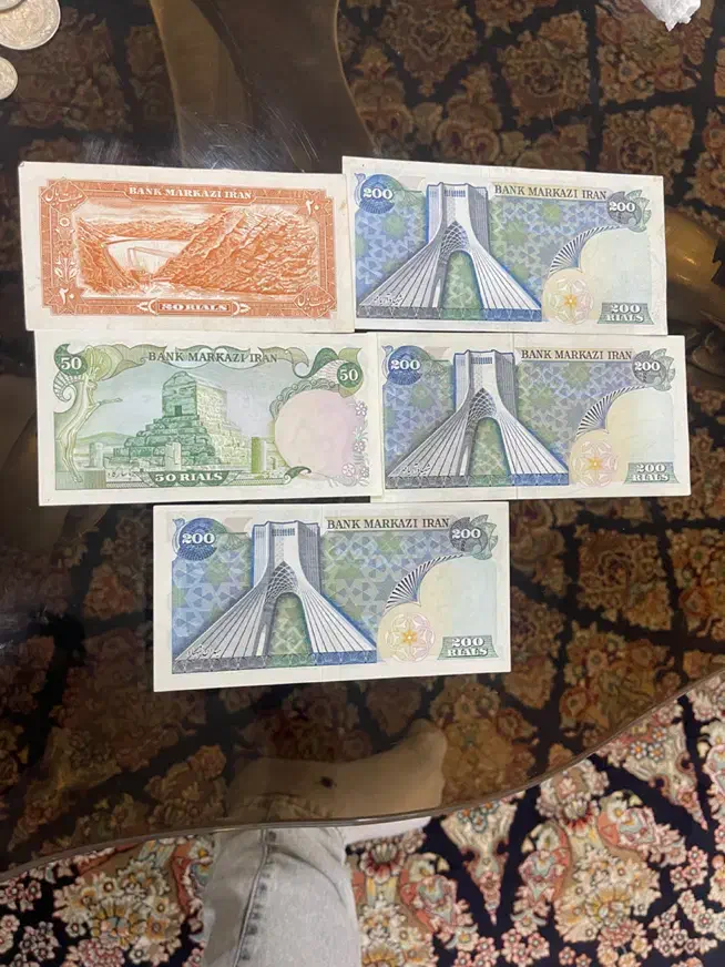اسکناس زمان شاه|کلکسیون سکه، تمبر، اسکناس|ایذه, |دیوار
