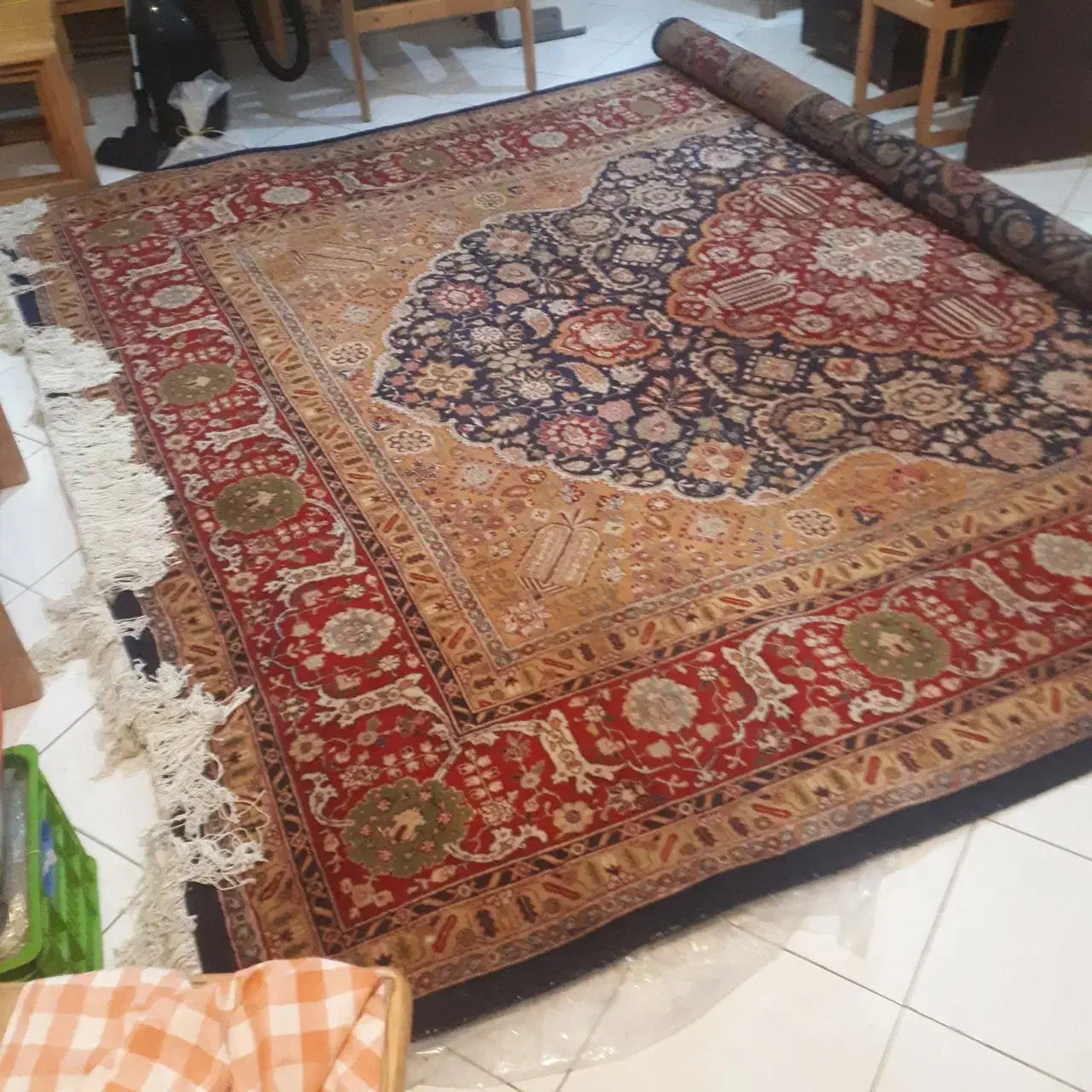 فرش دستباف قدمت دارکلکسیونی درحدنو|فرش|تهران, اختیاریه|دیوار