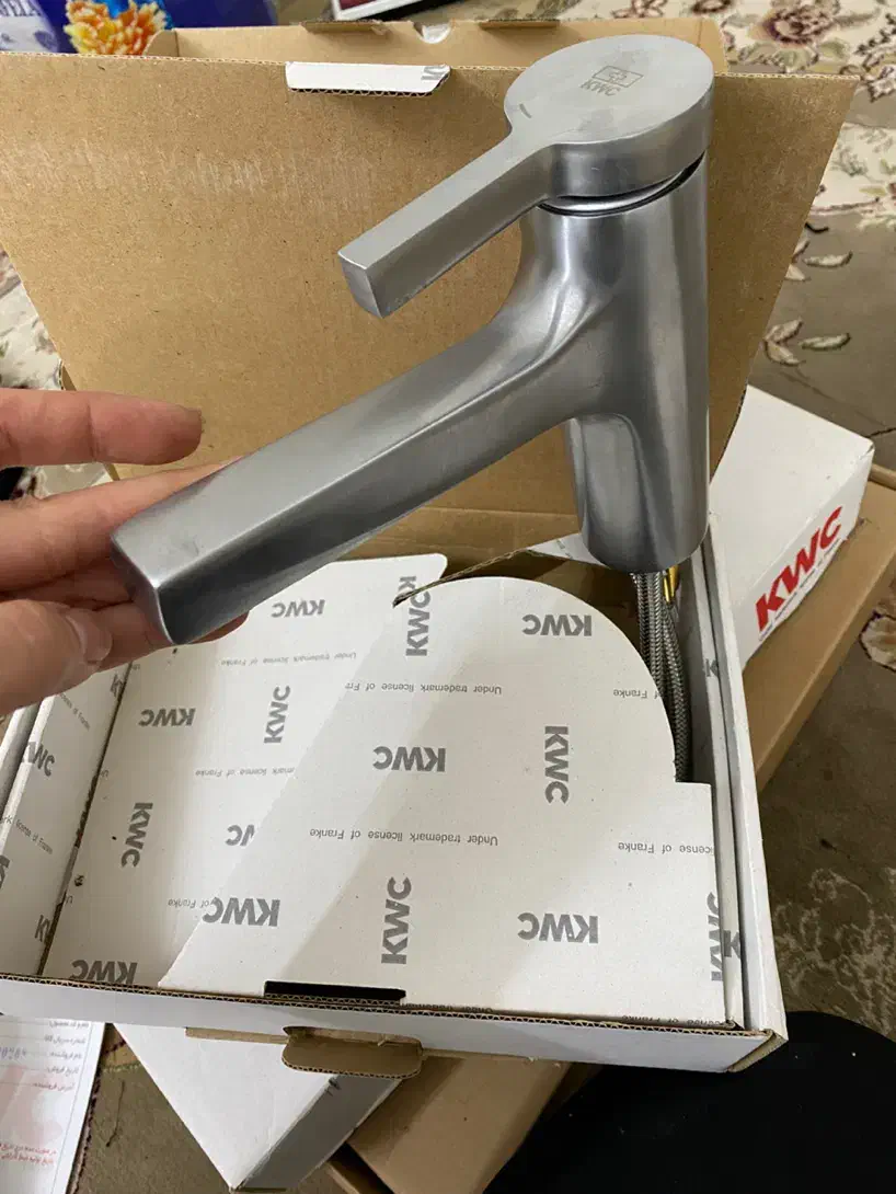 شیر الات توکار مدل اوا برند kwcرنگ کروم مات|مصالح و تجهیزات ساختمان|اردکان, |دیوار