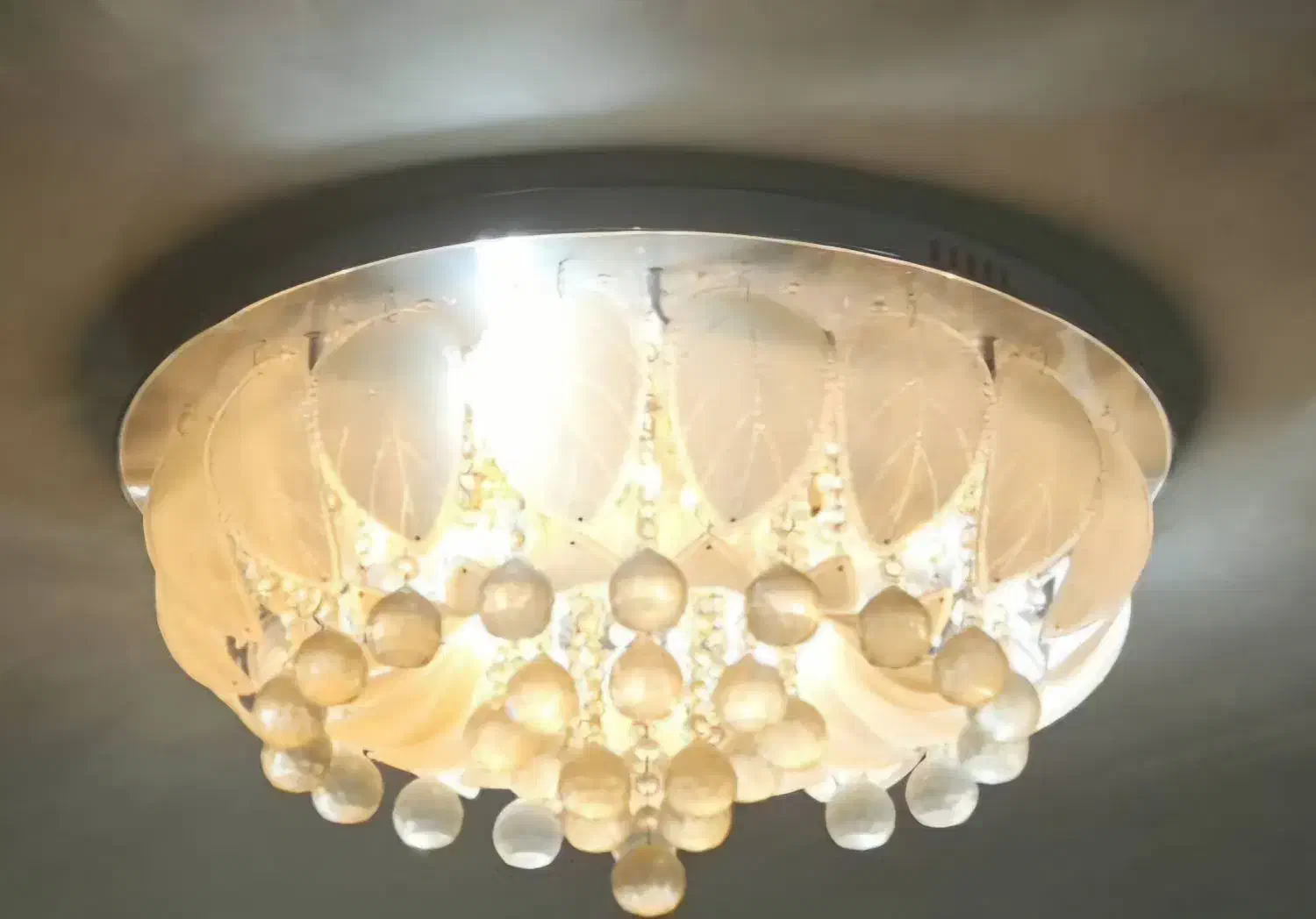 فروش دو عدد لوستر کریستالی|لوستر و چراغ آویز|بندر ماهشهر, |دیوار