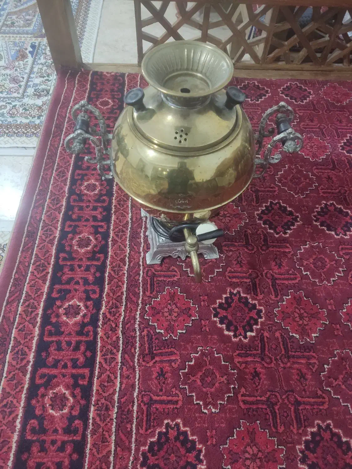 سماور برقی برنجی|سماور، چایساز، قهوهساز|نسیمشهر, |دیوار