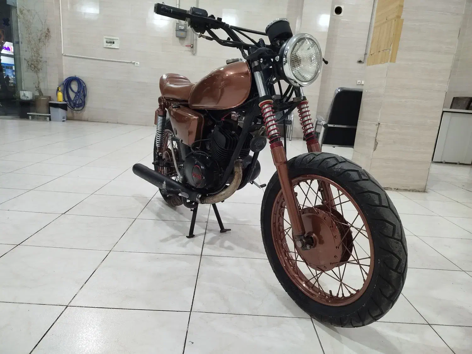 موتور کاستوم یاماها آرس125|موتورسیکلت|قزوین, |دیوار